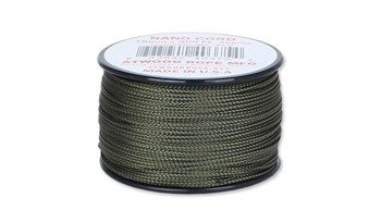 Atwood Rope MFG - Nano šňůra - 0,75 mm - Olive Drab - cívka 300 stop