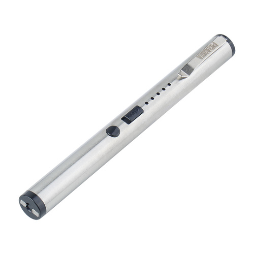 Piranha - Paralyzér Pen Shock USB - 2 400 000 V - stříbrný - PESH