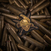 M-Tac - Nášivka na přilbu Gladiátor - výšivka - 500D Cordura - zlatá - 51374002