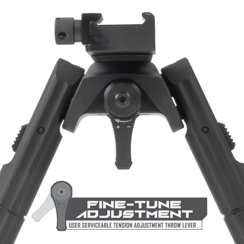 Leapers - UTG Recon 360 TL Foldable Bipod 5,5-7" - Picatinny - Black - TL-BP02-A