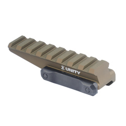 Unity Tactical - Držák FAST Optic Riser Lower 1/3 - Picatinny - hliník - FDE - FST-ORF