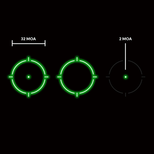 Holosun - SCS Green Dot Sight pro Walther PDP - Solární panel - SCS-PDP-GR
