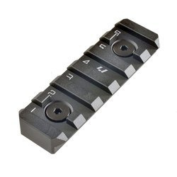 Strike Industries - LINK KeyMod / M-LOK lišta - 6 slotů - černá - LINK-RS-6