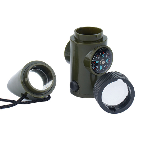Mil-Tec - Píšťalka pro přežití 6v1 - zelená - 16328401