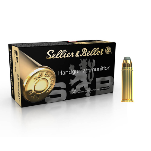 Sellier &amp; Bellot - Revolverové střelivo .38 Special SP 158 gr / 10,25 g
