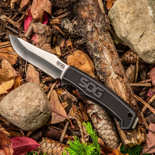 SOG - Polní nůž - Full Tang - černý - FK1001-CP