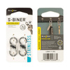 Nite Ize - S-Biner MicroLock - nerezový - 2 balení - LSBM-11-2R3