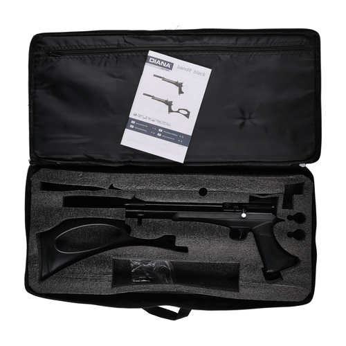 Diana - Vzduchová pistole Bandit PCP - 4,5mm Diabolo - Černá - 1910401