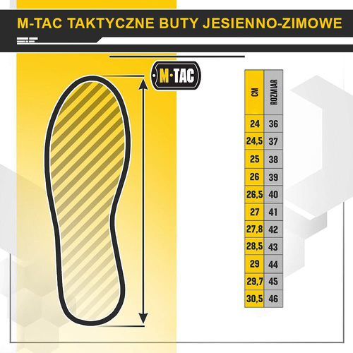 M-Tac - Podzimní-zimní taktická obuv - Ranger Green - 1JJ143/9TPLV