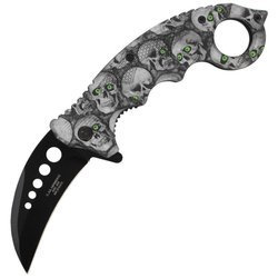 Herbertz Solingen - Zavírací nůž Karambit Skulls Design - AISI 420 - 572413