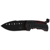 Herbertz Solingen - Nůž Black Drop Point Folder 95 mm - 208312