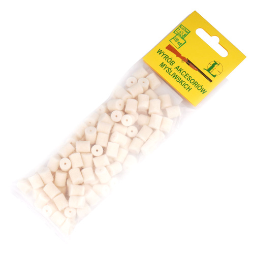 Luszczek - Plstěné stěrače pro zbraně - 7,62-8 mm - 100 kusů - 4-001 - 7,62-8