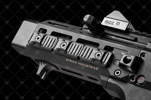 Strike Industries - Kryt LINK pro lišty M-LOK / KeyMod - 5 ks - černý - SI-LINK-COVER-BK