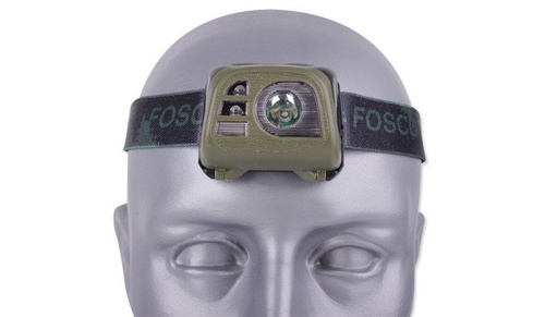 FOSCO - Taktická čelovka - 140 lm - OD Green - 369331-OD