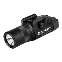 Olight - taktická LED svítilna s laserovým zaměřovačem BALDR Pro R - 1350 lumenů - zelený laser - černá barva