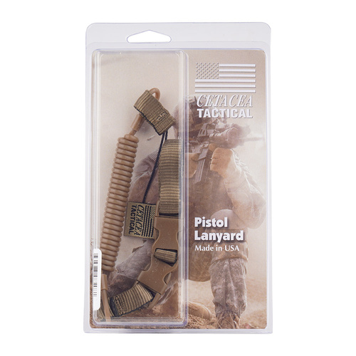Cetacea Tactical - Šňůrka na oděv s mini cívkou - Coyote Brown - TA-PCO-COY