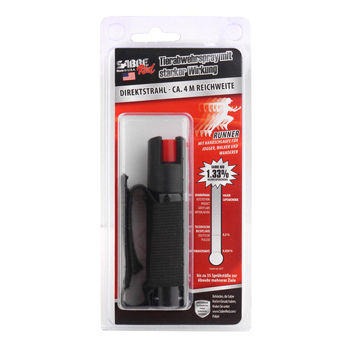 Sabre Red - Pepřový sprej pro běžce - gel - proud - 22 ml - P22JOC