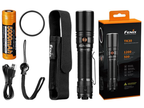 Fenix - TK30 dobíjecí laserová svítilna - 5000 mAh - 500 lumenů