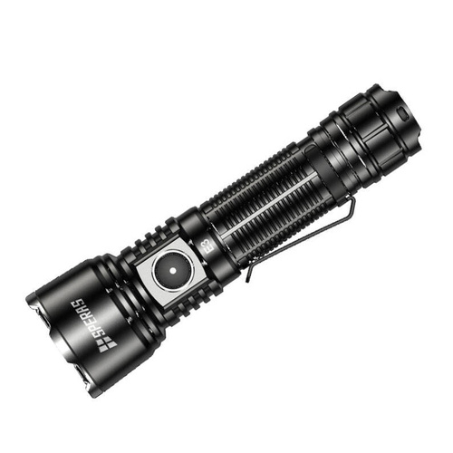 Speras - Taktická LED svítilna E3 - 2600 mAh - 1300 lm - 350 m - černá - SPERAS E3
