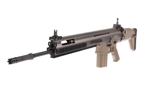 EC - Replika karabiny AEG SCAR-H MK20 MOD 0 SSR - Tan - WET-01-005928