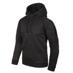 Helikon - Městská taktická mikina s kapucí - polyester - černá - BL-UHF-PO-01