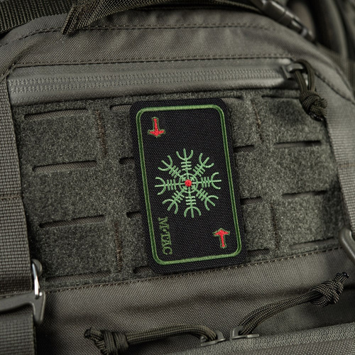 M-Tac - Helmet of Terror Map Patch - výšivka - černá/olivová - 51392201