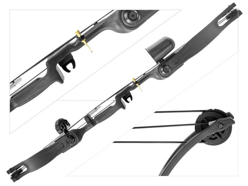 Poe Lang - Compound Bow Druid - 20 lb - 33" - černý - CO-009
