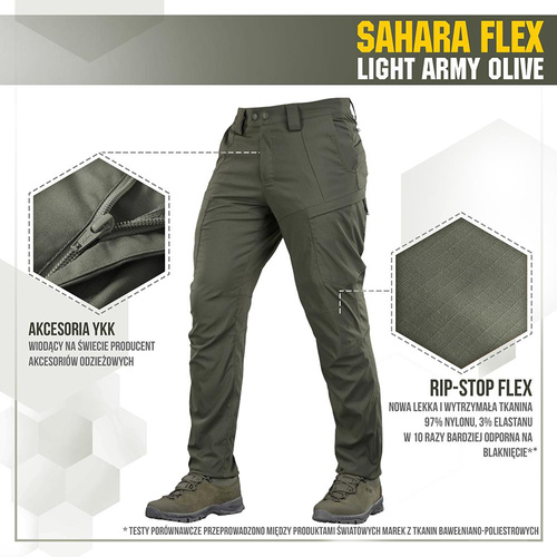 M-Tac - Taktické kalhoty Sahara Flex Lite - Army Olive - 20064062