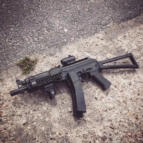 LCT - Replika samopalu PP-19-01 Vitiaz - černá - LCT-01-010638