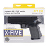 Sig Sauer - SIG X-FIVE™ Pistole vzduchová - zpětný ráz - 4,5 mm - černá - AIR-X5-177-BLK
