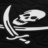 M-Tac - Panel Patch Jolly Roger - 54 x 81,5 cm - černý - 10361002