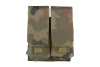 GFC Tactical - Dvojité pouzdro na zásobníky typu M4/M16 - MOLLE - Nylon - Wz.93 PL Woodland - GFT-19-011403