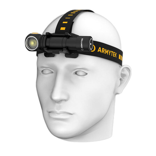 Armytek - Čelovka Wizard C2 WR - Magnetická nabíječka - 1100 lm - 18650 - Černá - F06901C
