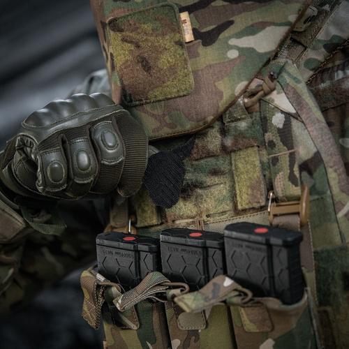 M-Tac - Nášivka s motivem kostlivce - výšivka - 500D Cordura - černá - 51375002