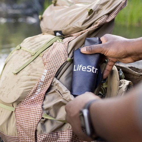 LifeStraw - Gravitační vak Peak s antimikrobiálním filtrem - 3 l - tmavě šedý Mountain Gray