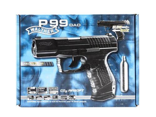 Umarex - Pistole Walther P99 DAO Replica - CO2 GBB - černá - 2.5684