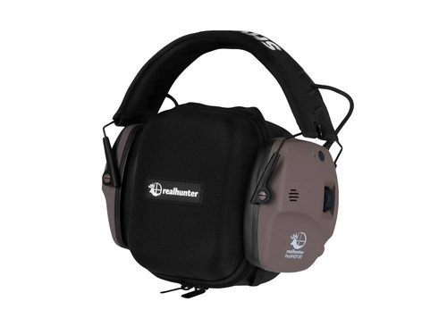 RealHunter - Aktivní chrániče sluchu Active ProSHOT BT - hnědé - 258-051