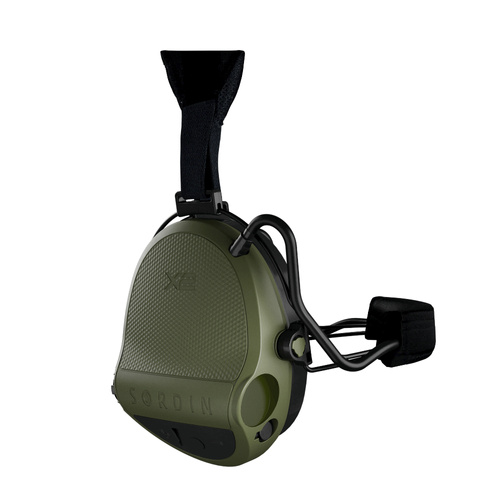 Sordin - Aktivní chrániče sluchu Supreme X2 - nákrčník - gelové polštářky - Zelená - 301006-20G
