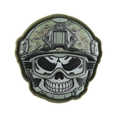 M-Tac - Emoji nášivka #2 lebka - PVC 3D - Camo - 51353502