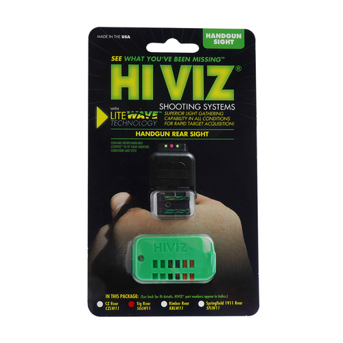 Hiviz - Zadní optická mířidla pro pistole Sig Sauer - SGLW18