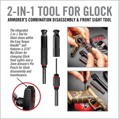 Real Avid - Posuvník mířidel pro Glock - AVGLOCKSP
