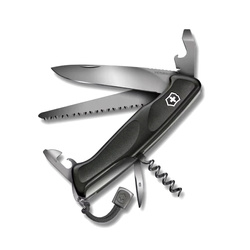 Victorinox - Multifunkční kapesní nůž Ranger 55 - 10 funkcí - Onyx Black - 0.9563.C31P
