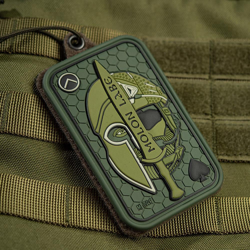 M-Tac - Morální nášivka - Molon Labe Ace Jacquard - Olive / PVC - 51127001