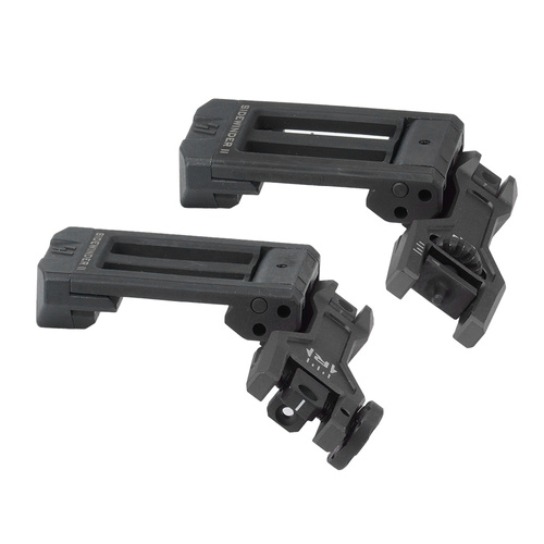 Strike Industries - Sidewinder II BUIS Záložní železná mířidla - černá - SIDEWINDERII-BK