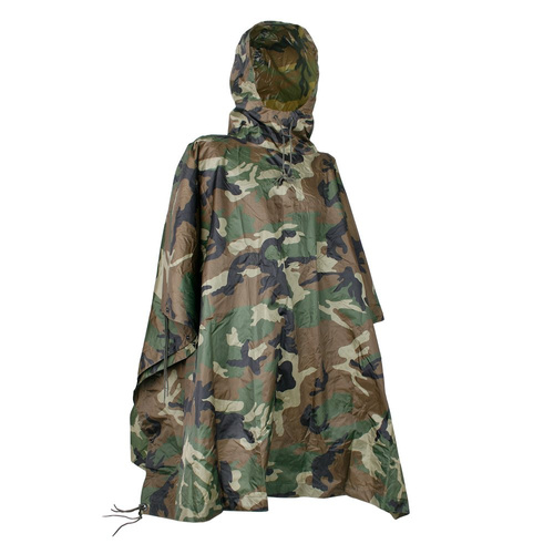 Mil-Tec - Pončo US - RipStop - Woodland - 10630020