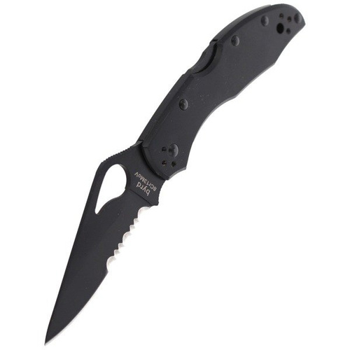 Spyderco - Nůž Byrd Meadowlark™ 2 Stainless Black / Black Blade CombinationEdge - BY04BKPS2