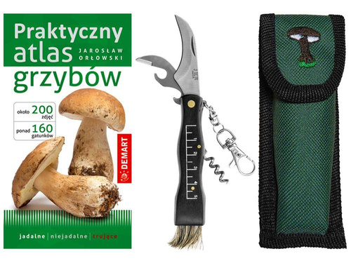 Joker - Multifunkční nůž na houby - černý - JKR90