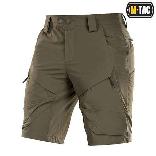 M-Tac - Taktické šortky Rubicon Flex - 4-Way Stretch - YKK - Dark Olive - 20070048