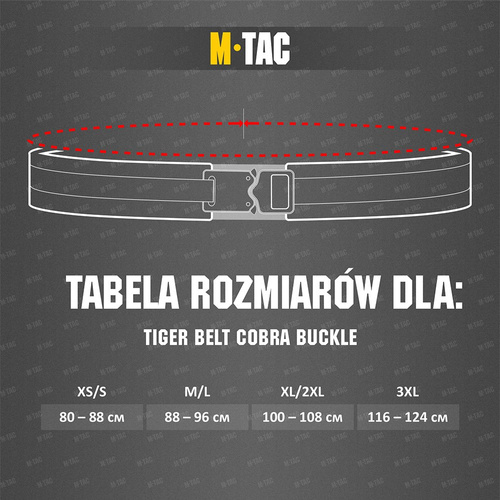 M-Tac - Taktický opasek Tiger Belt Cobra Buckle - Multicam - 10258008