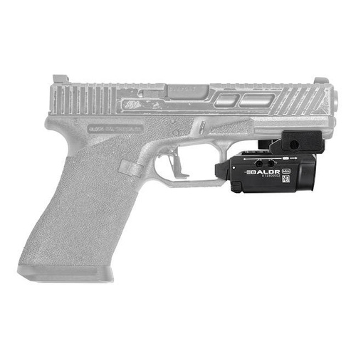 Olight - Světlo na zbraň s laserovým zaměřovačem BALDR Mini - 600 lumenů - černé